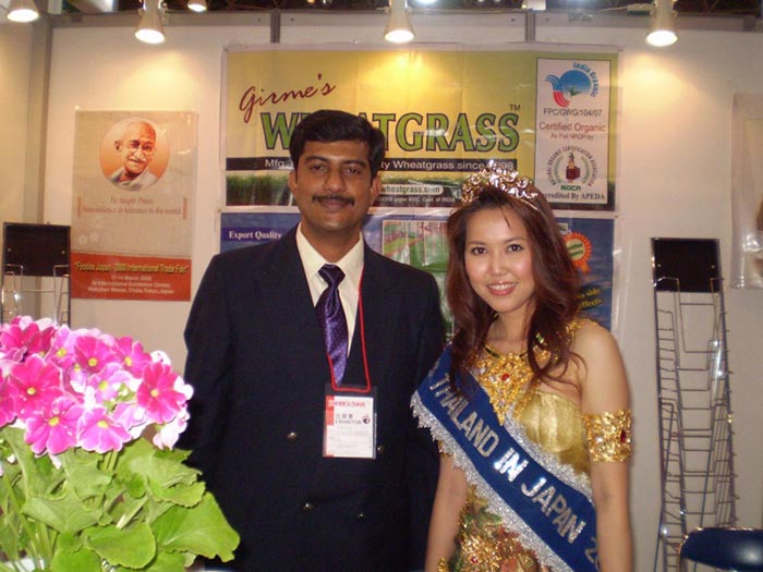 Visitor in Foodex Tokyo