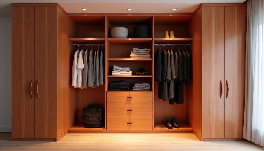 Closet moderno en cedro